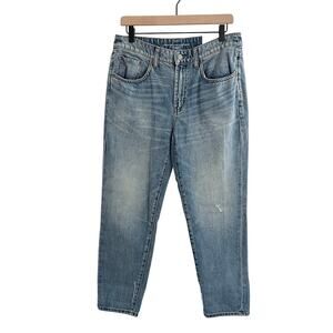 NWT Chico's Relaxed Vintage Crop Jeans Seaside Indigo Size 6